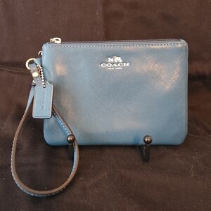 Coach Teal Wristlet